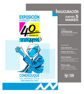 Lee más sobre el artículo Conde Duque inaugura “40 años: El Madrid de Tierno”, un homenaje al alcalde que transformó la ciudad